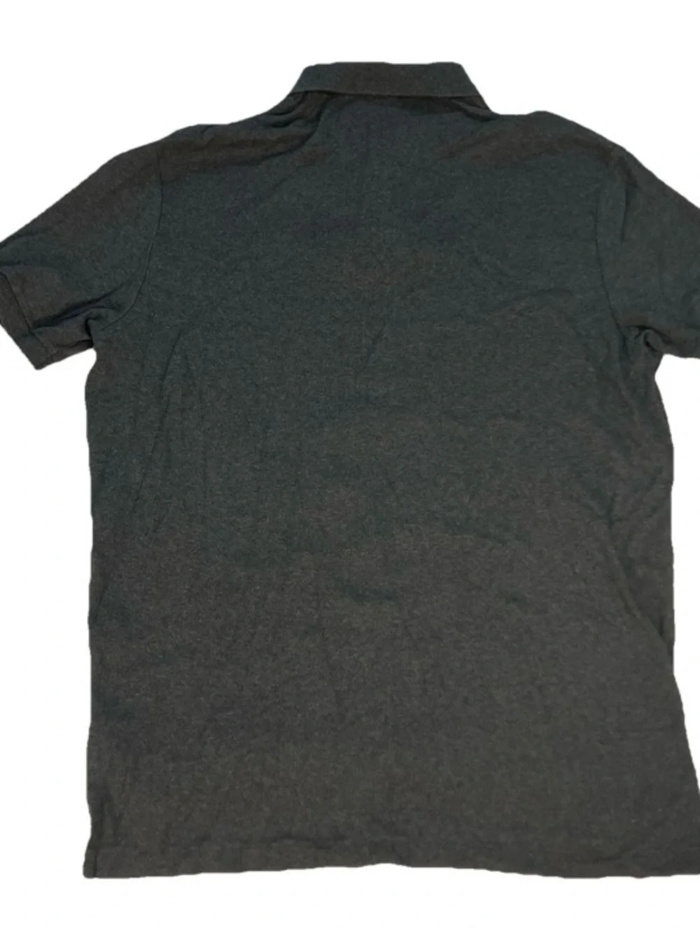 Ralph Lauren Men's Dark Charcoal Ribbed Polo Shirt XL